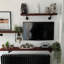 Edsall Pine Solid Wood Bracket Shelf