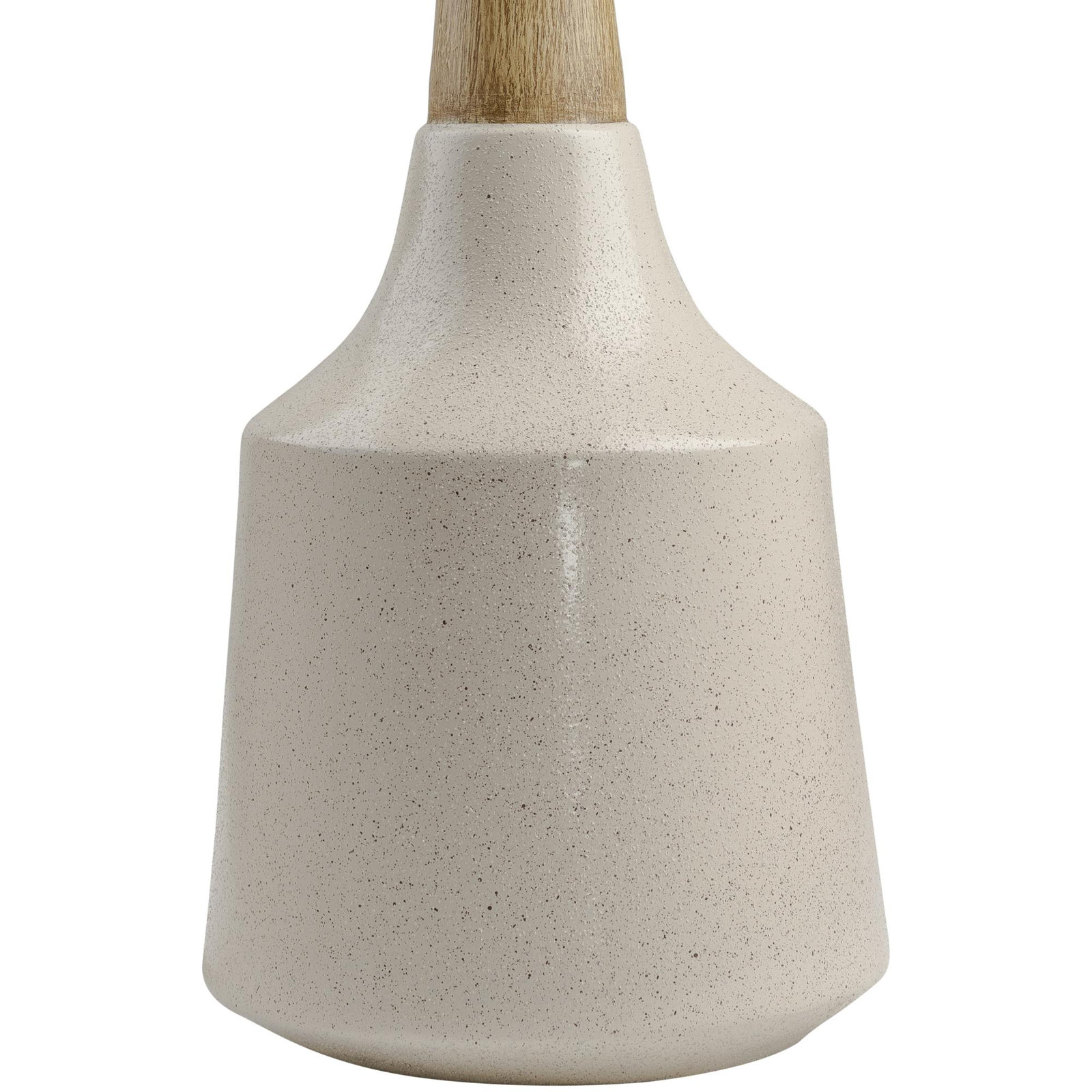 Scotia Ceramic Table Lamp, Cream, Beige