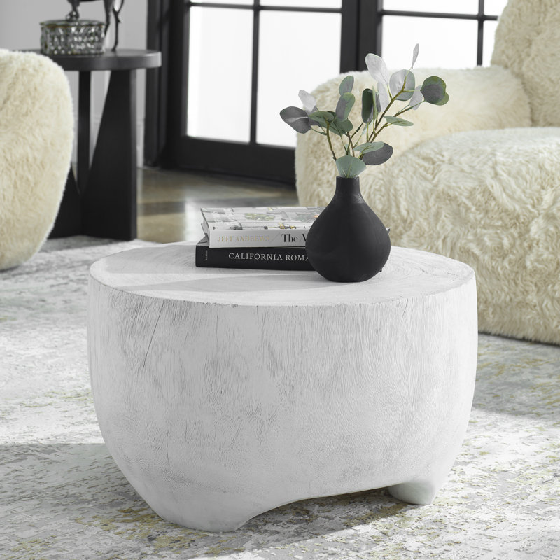 Table basse Cheniece, Blanc