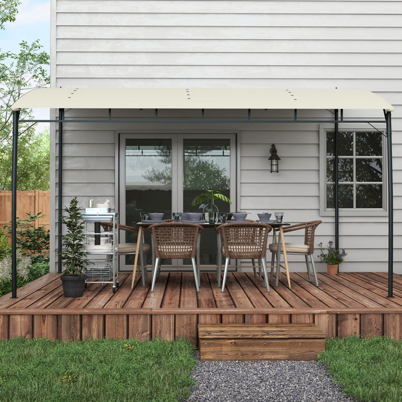 UV-Resistant 13 Ft. W x 10 Ft. D Steel Patio Gazebo