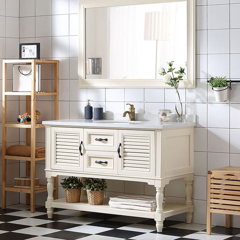 Armoire de salle de bain American style vintage