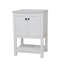 Ensemble de meuble-lavabo simple 24 po avec comptoir en quartz Akaysha, portes à fermeture en douceur, évier et dosseret en céramique, lumières DEL blanches-925898438