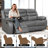 Lacreta Humes Air Leather Recliners Living Room Set 3 Seats Sofa-103563009