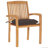 West Boylston Teak Patio Chair with Cushions-102360942