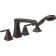 Ashlyn Double Handle Deck Mounted Roman Tub Faucet Trim with Handshower
