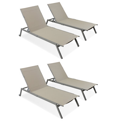Outdoor Metal Chaise Lounge