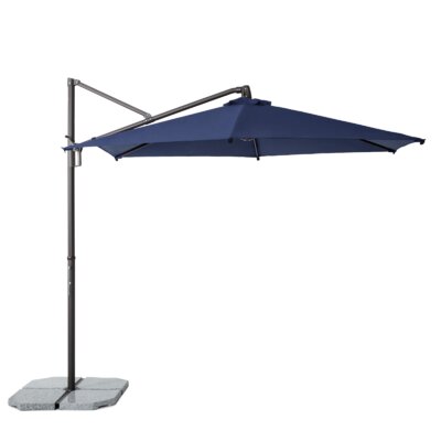 Tempera Premium Patio Cantilever Umbrella -  300-6SC10-Navy