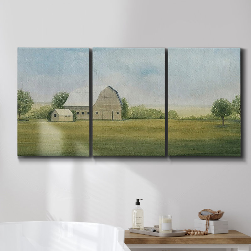 Monet - Toile encadrée à pièces multiples - 2878348C, H 36 po x l 72 po x P 2 po