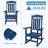 3-Piece Rocking Chair Set With Coffee Table-1094930627