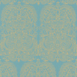 Alpana Damask Wallpaper Roll