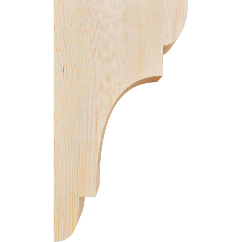 New Brighton Corbel, H 18 po x l 3,5 po x P 10 po, Sapin de Douglas, Lisse
