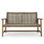 Causeuse en bois Hampton