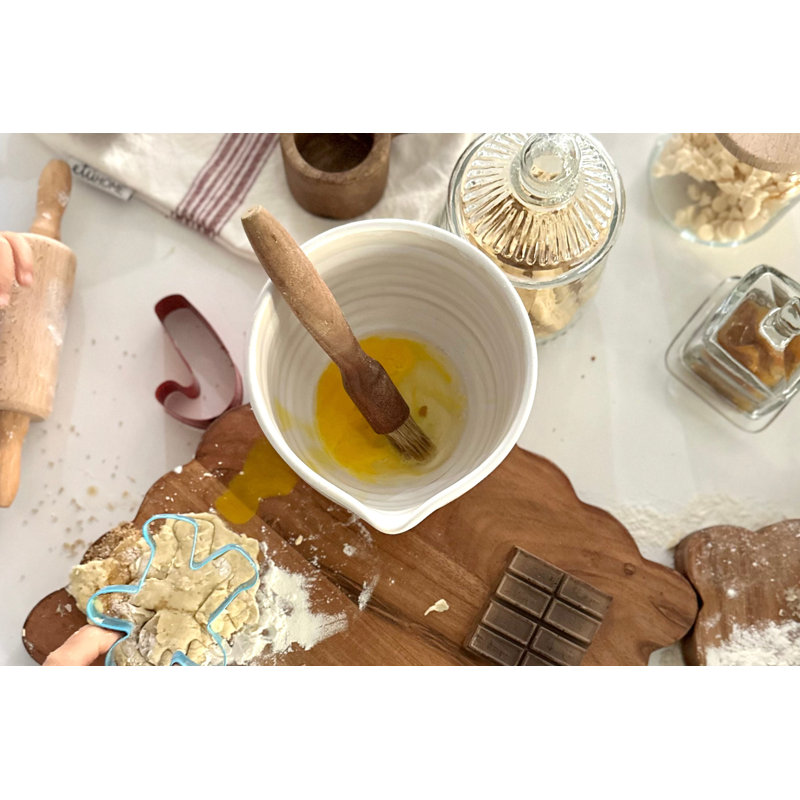 French Pastry Brush - Cherrywood