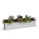 The Anastasiya Resin Window Box Planter with Water Reservoir