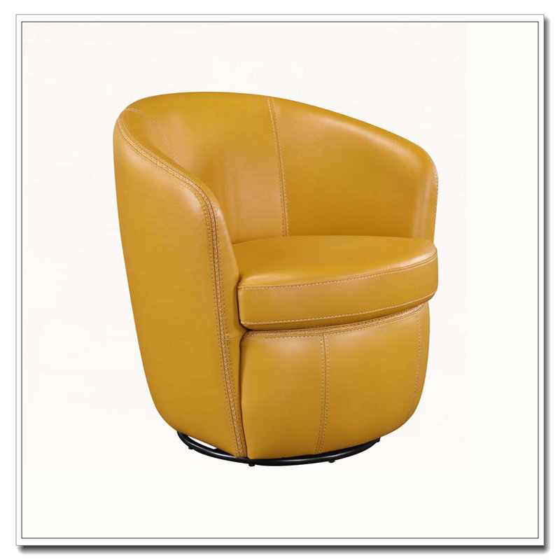 Chaise pivotante, Jaune