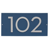 Floating 1-Line Wall Address Plaque