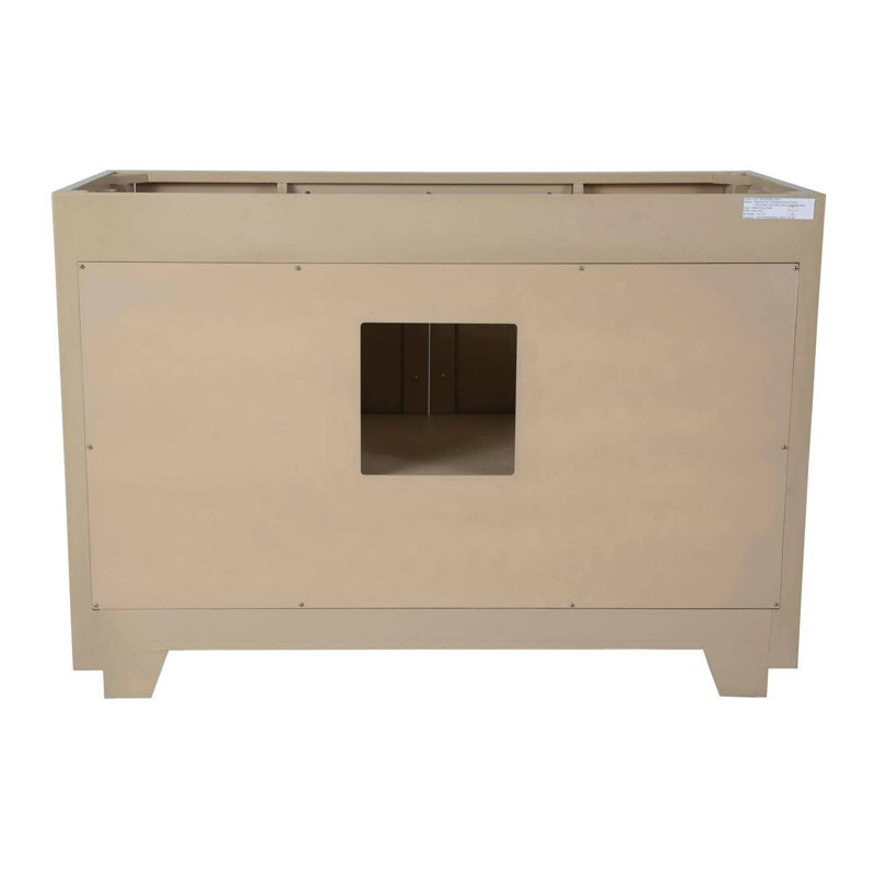 Base de meuble-lavabo simple 47,25 po seulement, Blanc