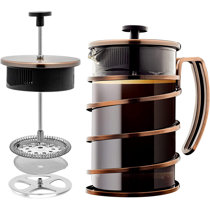 Custom Portable Travel 304 Stainless Steel Filter Borosilicate Glass Coffee  Pot French Press Coffee Maker - China French Press and Glass French Press  price