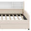 Lit plateforme simple tapissier avec tiroirs-359215002