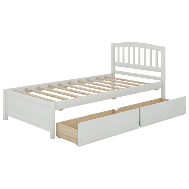 Lit plateforme simple avec rangement Terion
