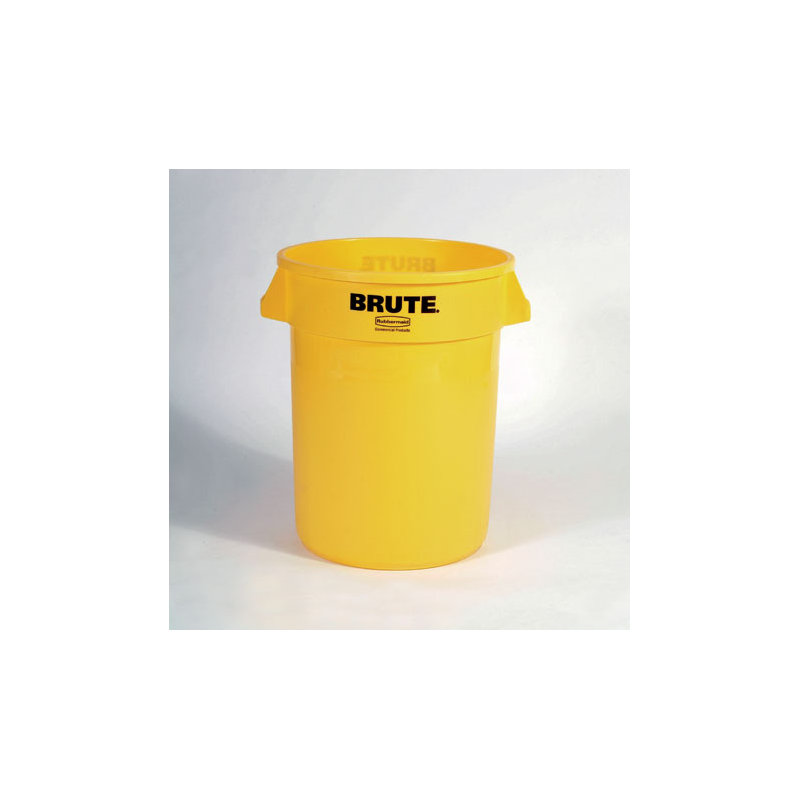 Poubelle à 32 gallons en® containers, Jaune