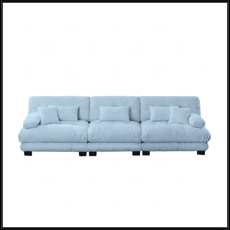 Canapé modulaire 3 places, Bleu