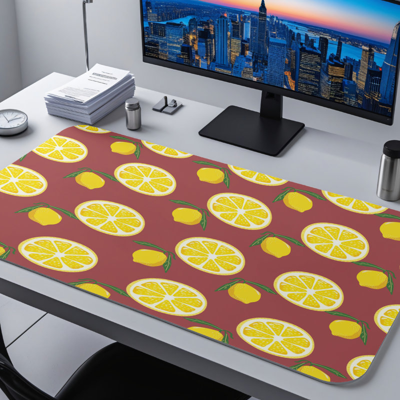 Polyester Desk Pad, 31.5x15.5