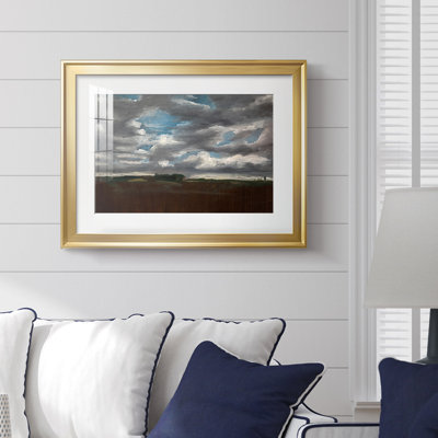 Cloud Study-John Constable-reproduction encadrée avec passe-partout et verre-c. 1821-1822