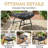 Outdoor/indoor Lounge Chair With Ottomans, Double Wicker Club Chair Loveseat With Thick Gray Cushion-1399650050