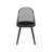 Outdoor Chair - Lily Chair Made Of Polypropylene With Weather- Finish, 33.67 In. Height, 21.16 Width In Black Stylish Look And Frame, 9.57 Lb Weight-1068646340