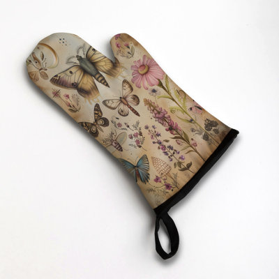 Vintage Spells Oven Mitt Cotton Twill
