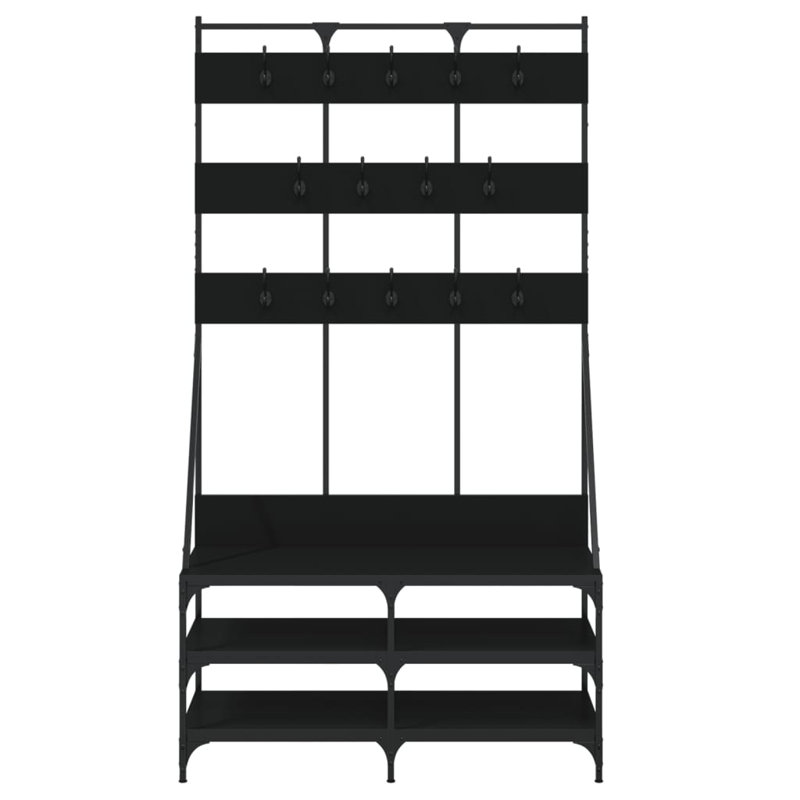 Vetha 39.4'' Clothing Rack, Black