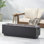48" Outdoor Rectangular Iron Propane Fire Pit
