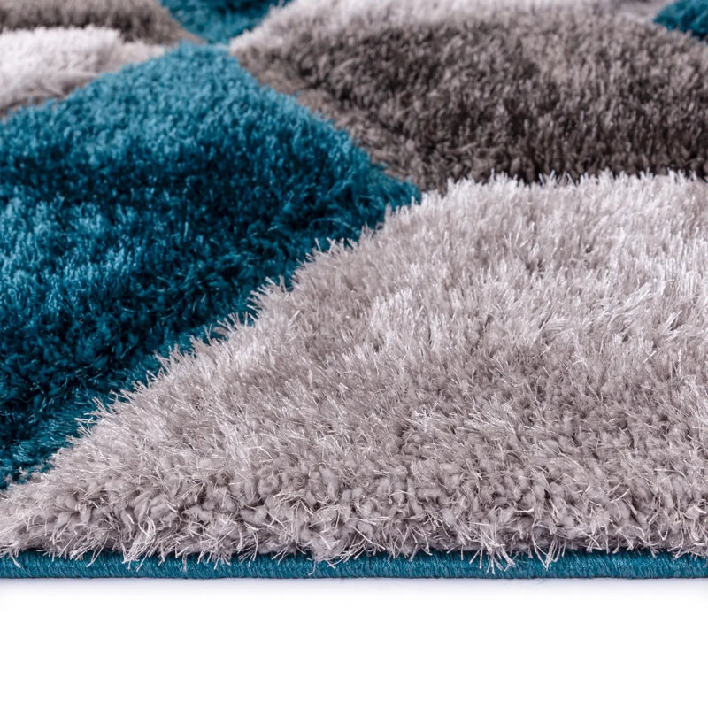 Large Shaggy Rugs Non Slip Living Room Hallway Fluffy Bedroom Carpet Mats, Rectangle 200 x 290 cm