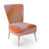 Abstract Orange Polyester Blend 3 selected