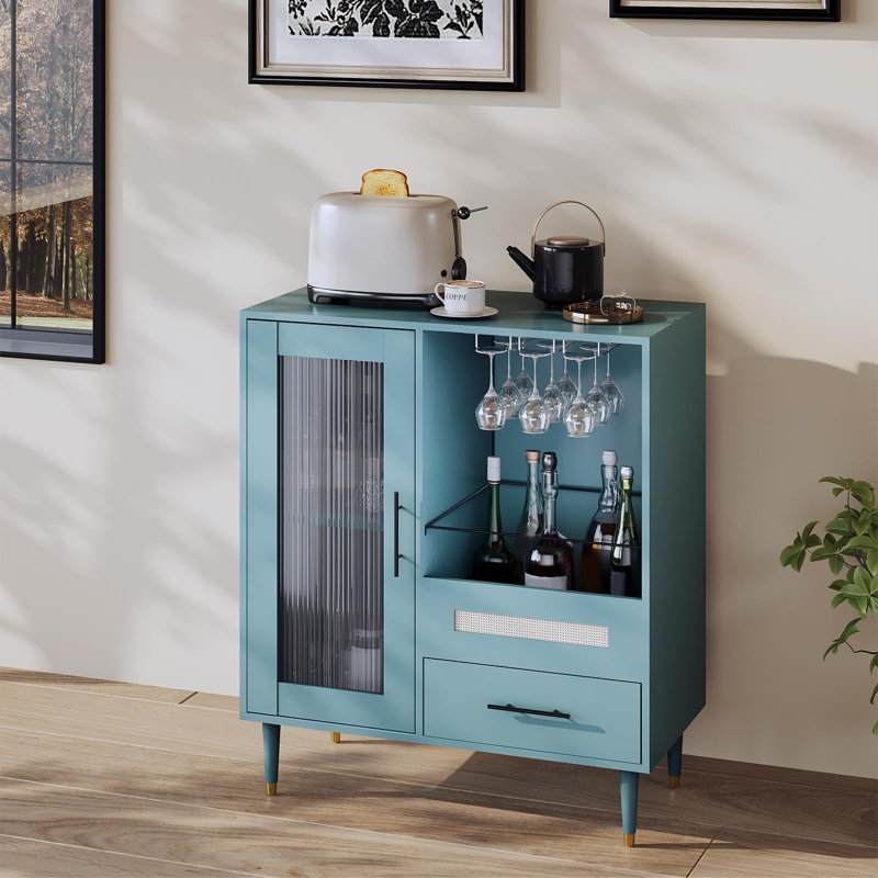 Wine Glass Rack Green, Blue