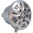5" Round 5-Function Filtered Adjustable Spray Shower Head with S-Shaped 10.5" Shower Arm-103008398