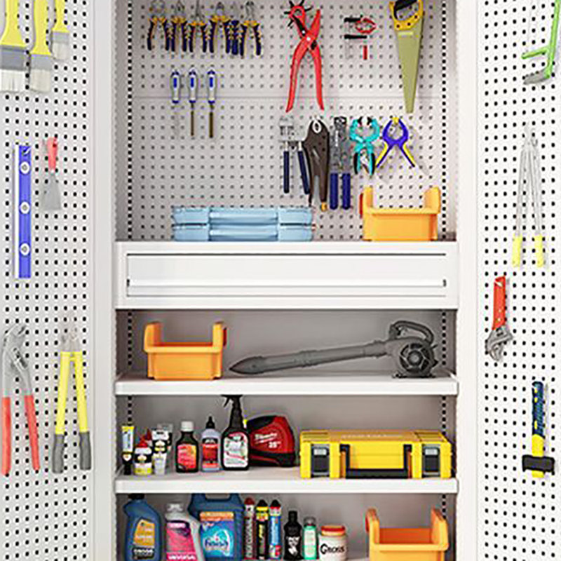 Tool Locker Garage Locker, White