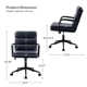Anagrace Leather Upholstered Swivel Tilt Task Office Chair