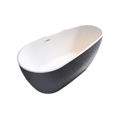 63'' x 29.5'' Freestanding Acrylic Bathtub
