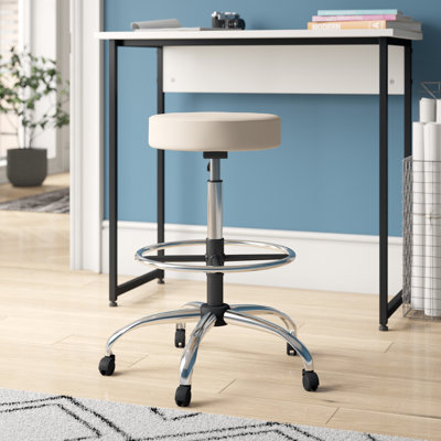 Huckstep Adjustable Height Active Stool with Footrest