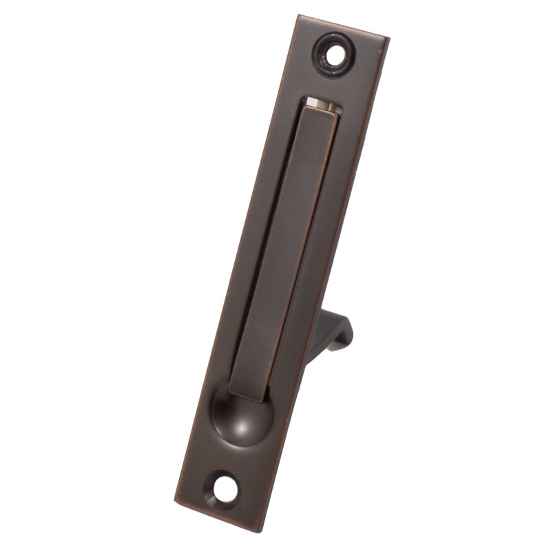 Quincaillerie de porte à passe-tringle Edge, Chrome poli