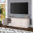 Baileigh Rectangular TV Stand for TV's up to 75" in Alder White-591748317