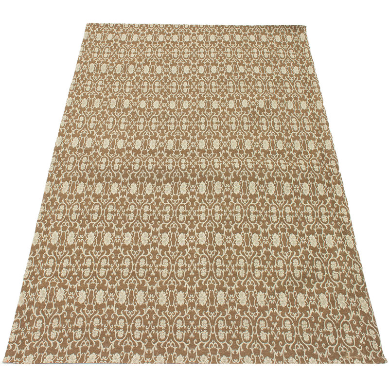 Tapis gris / brun clair touffeté à la main Hecuba Collage