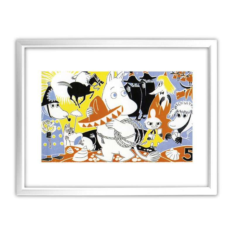 Tove Jansson - Single Picture Frame Print, White