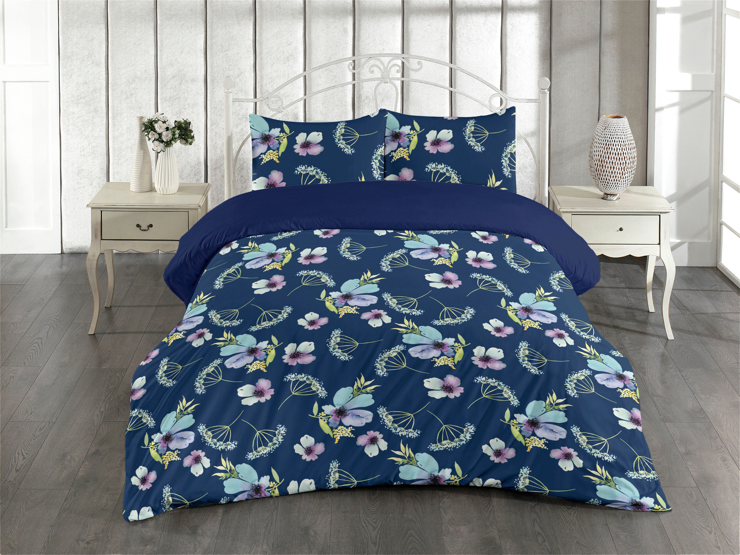 Lavender Bloom Duvet Cover Set NCU0NVH660