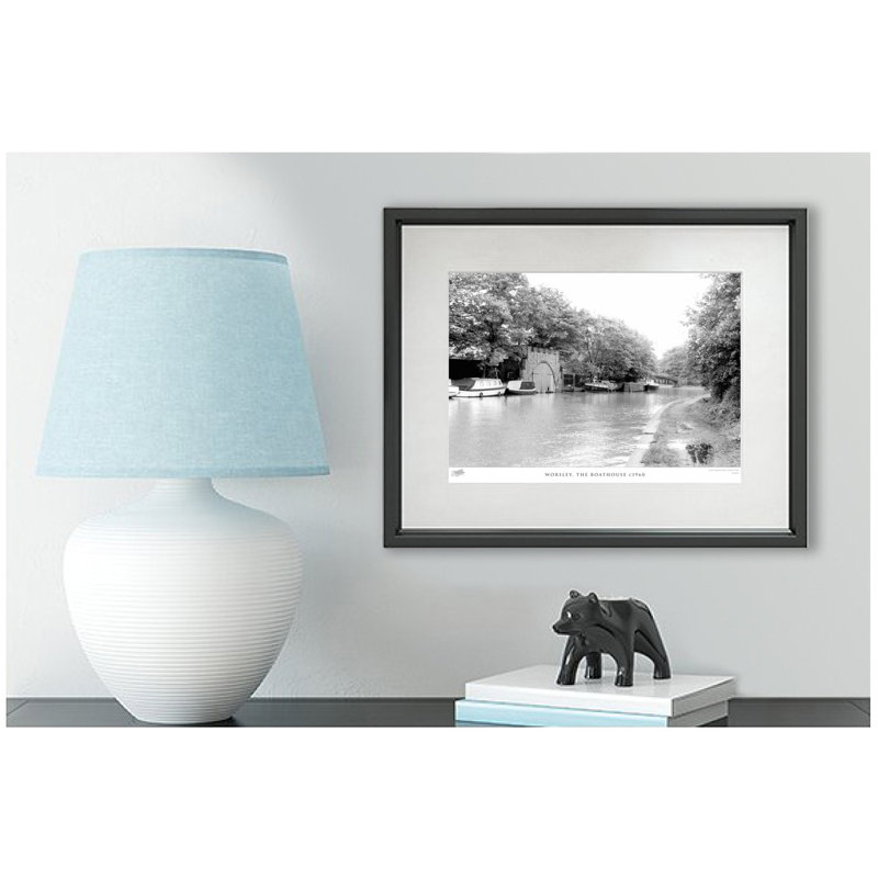 Worsley, The Boathouse C1960 by Francis Frith - Single Picture Frame Print, 45cm H x 60cm W x 2.3cm D
