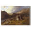 Paysage de montagne avec des cavaliers-Hans Gude-Toile tendue avec châssis-c. Milieu du 19e siècle-1504966921