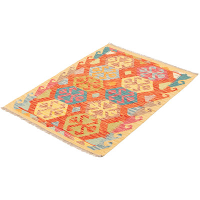 Priyanshi Wool Geometric Indoor Rug