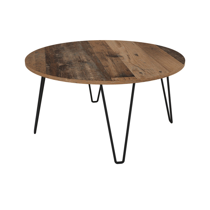 Ahleah Four Leg Coffee Table, Brown